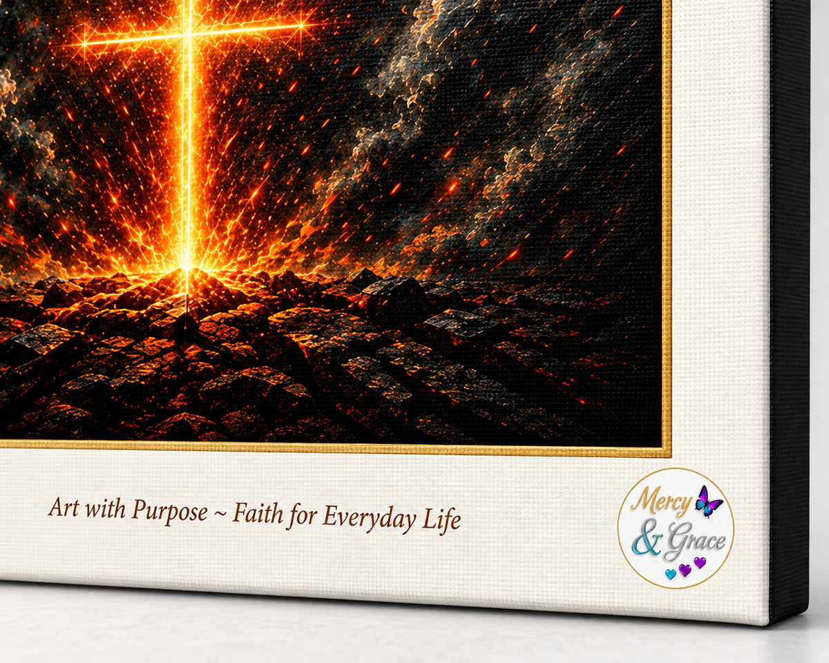 Faith Over Fear — Psalm 56:3–4 Christian Canvas Wall Art