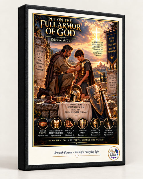 Armor of God | Ephesians 6:10–17 Canvas Wall Art