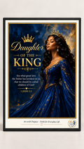 Daughter of the King/1 John 3:1 Canvas Wall Art