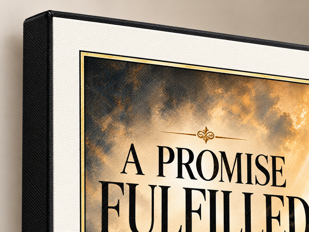 A Promise Fulfilled — 2 Corinthians 1:20 Canvas Wall Art